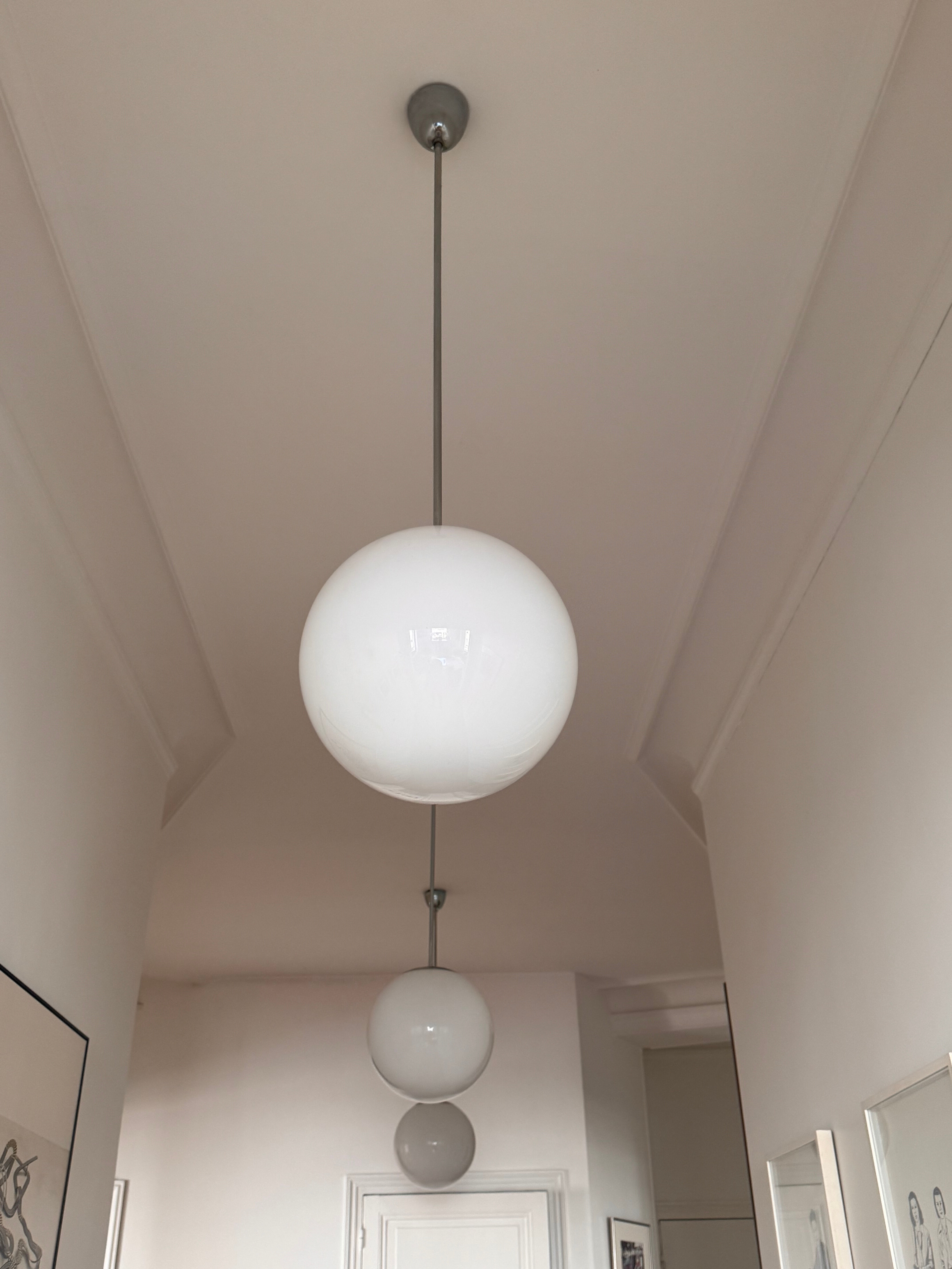 Suspension lamp - Bauhaus opal ball hl 99