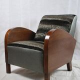 Chair & table low mid-century custom