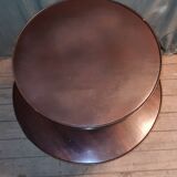 Round server with 2 trays