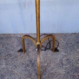 Brutalist beaten iron floor lamp ep 1940/50