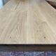 Table de ferme 230 x100 ,chêne clair patiné,