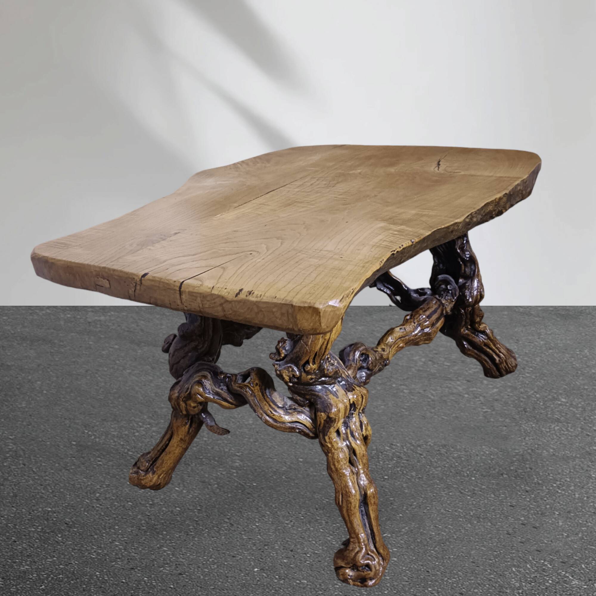 Brutalist vine foot coffee table