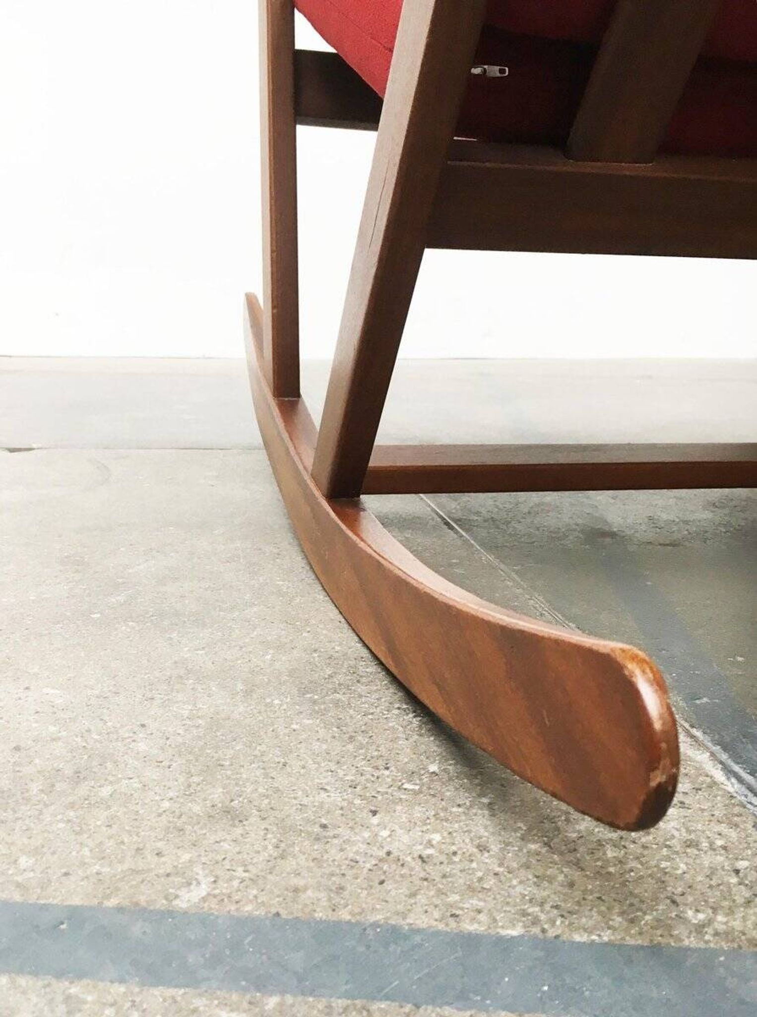 Danish rocking chair from the mid-century by Poul Volther for Frem Røjle.