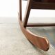 Danish rocking chair from the mid-century by Poul Volther for Frem Røjle.