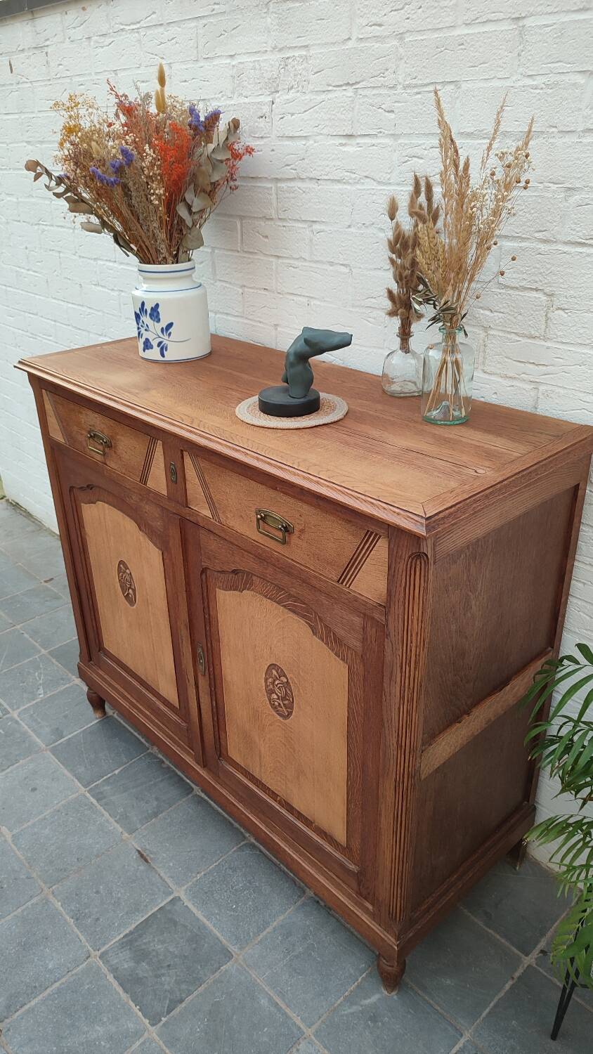 Art Deco oak sideboard