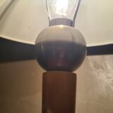 matt black liner desk lamp in wood and metal 49x32 electric ok