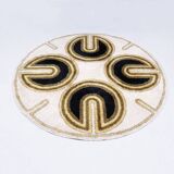 Højer Eksport Wilton Round Rug, 1960S