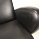Fauteuil vintage skaï noir
