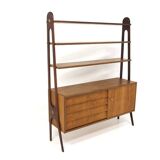 Scandinavian teak bookcase, Sweden, 1960