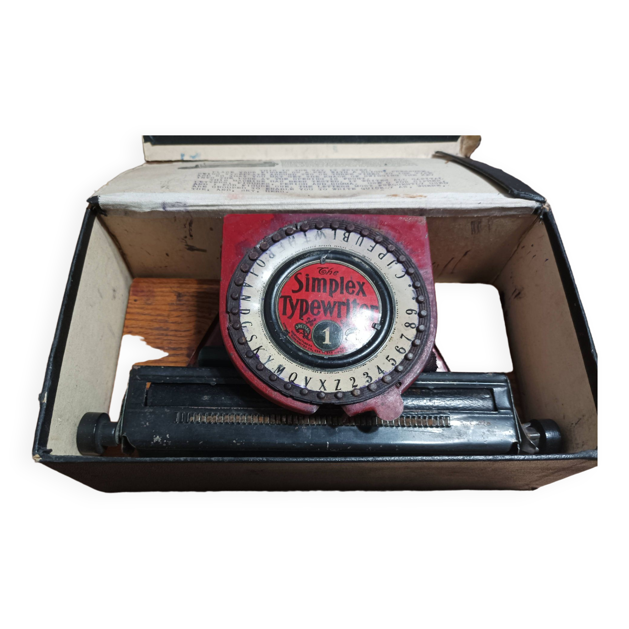 Machine à écrire Remington modèle Rand (années 50