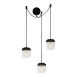 Suspension Umage Acorn Cannonball noire 3 foyers