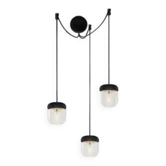 Suspension Umage Acorn Cannonball noire 3 foyers