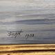 Set of 2 Oil Paintings on Wooden Panels Marine Sailboats Signed Salain