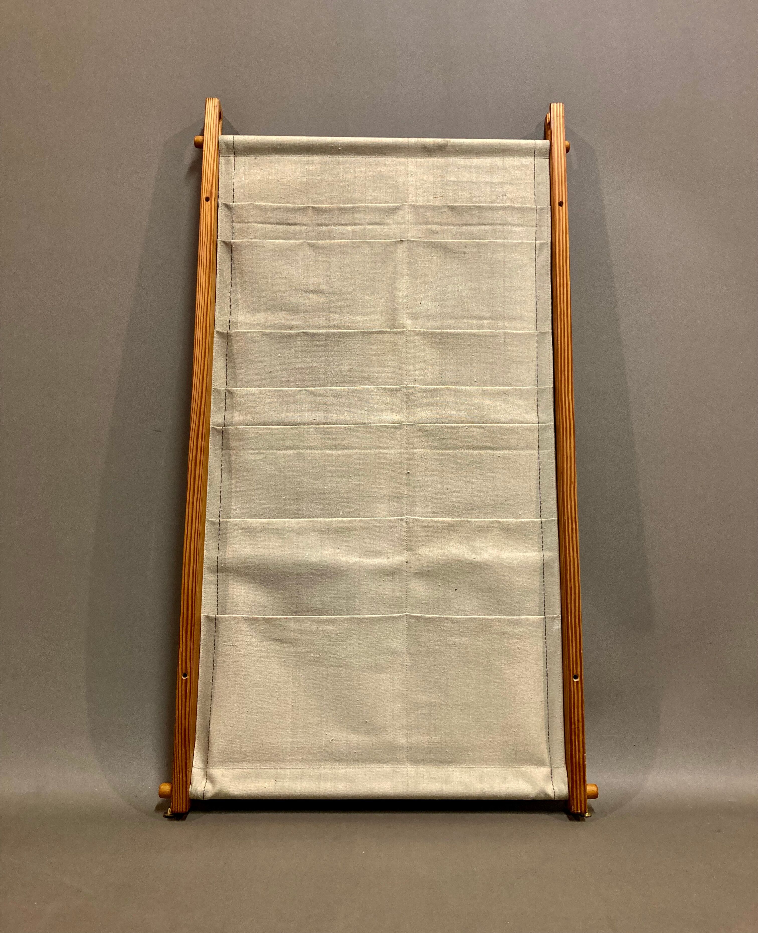 Scandinavian design magazine holder 1960