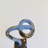 Enamelled cast iron hook