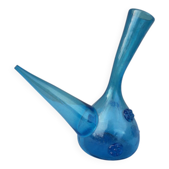 Blue decorative pitcher