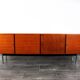 Vintage rosewood veneer sideboard by Musterring International, 1960s