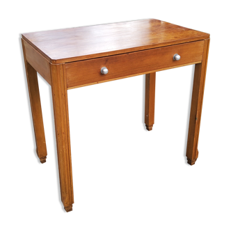 Walnut art deco writing table