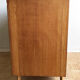 Compass foot chest of drawers in light oak from the 1960s