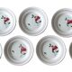 7 antique dessert plates in Gien earthenware