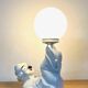 Clown lamp - ceramic - vintage - 70s