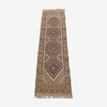 Tapis kilim couloir multicolore traditionnel  280×77cm