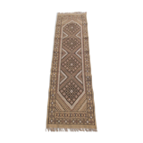 Traditional multi-coloured hallway kilim carpet 280-77cm