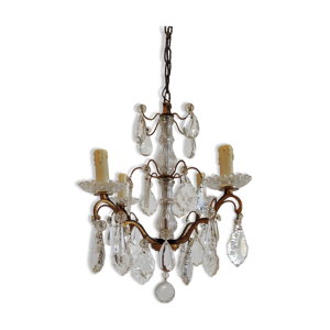 Lustre cage et monture