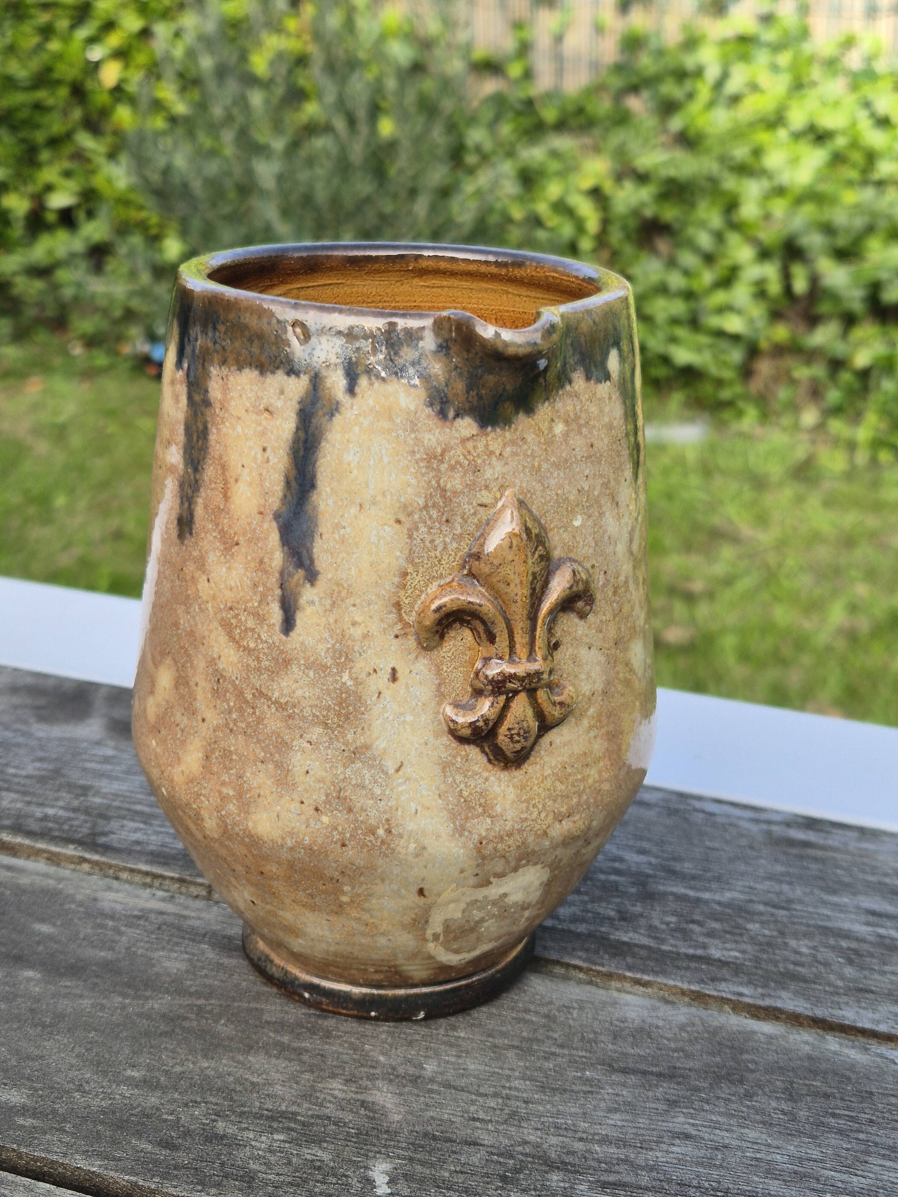 Vintage Stoneware Jug – Signed Losson
