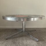 De Nisco coffee table from the 60s and 70s ceramic signed