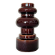 Vintage large 70's Steuler Ceramic Germany 288/25 Cari Zalloni Design Candle Holder dark brown