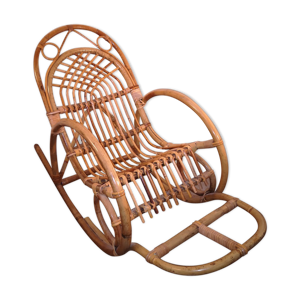 Rocking chair rotin enfant