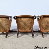 Suite of 5 Cuban Mahogany Chairs, Restoration Period – Early 19th Century