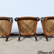 Suite of 5 Cuban Mahogany Chairs, Restoration Period – Early 19th Century