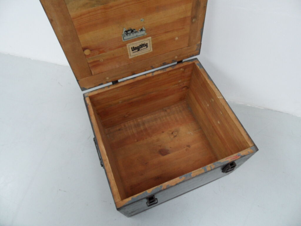 Vintage wooden chest