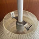 Lampe plastique vintage, space age, op art, 1960 / 1970