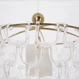 Lustre en Murano style Angelo Mangiarotti.