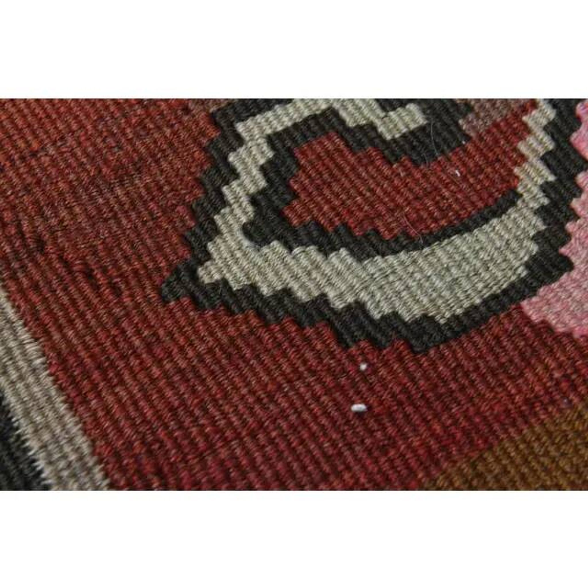 1970s Vintage Turkish Hand-Knotted Wool Cotton Brown Area Rug 234x417
