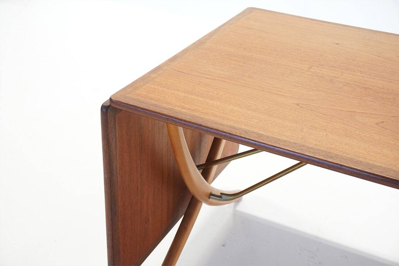 Model 304 Sabre Dining Table by Hans J. Wegner for Andreas Tuck, Denmark, 1950s