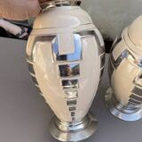 Pair of art deco vases.