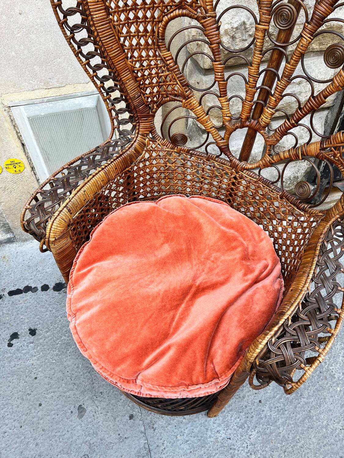 “Emmanuelle” rattan armchair, 1970