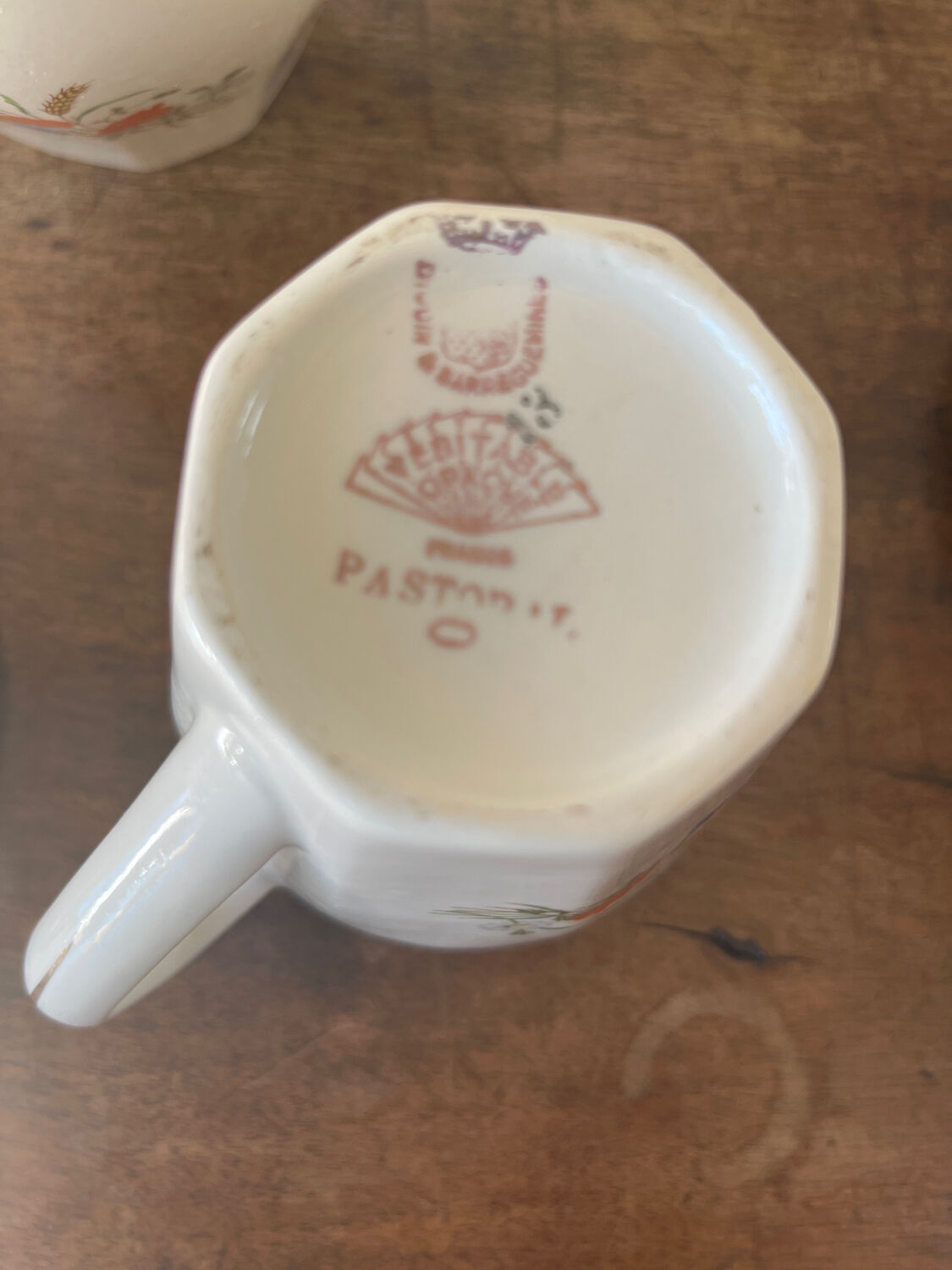 Digoin-Sarreguemines coffee service "pastoral" model