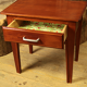 Varnished mahogany bedside