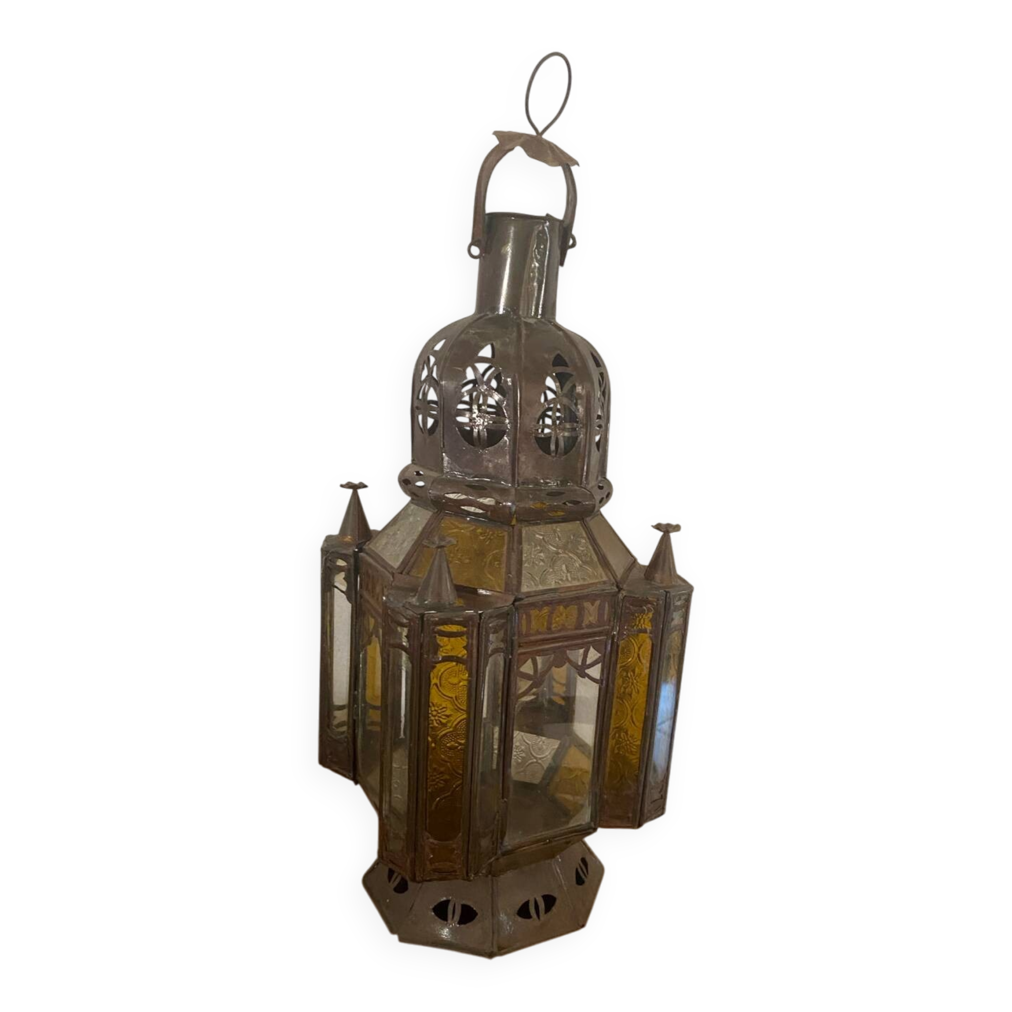 Large Moroccan lamp from the 1980s.