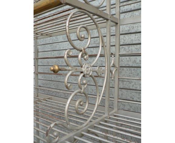 Bakery wrought iron shelf