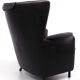 De Sede DS 23 Lounge Wing Chair and Ottoman, 1980s