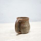 Tasse vintage en grès pyrité