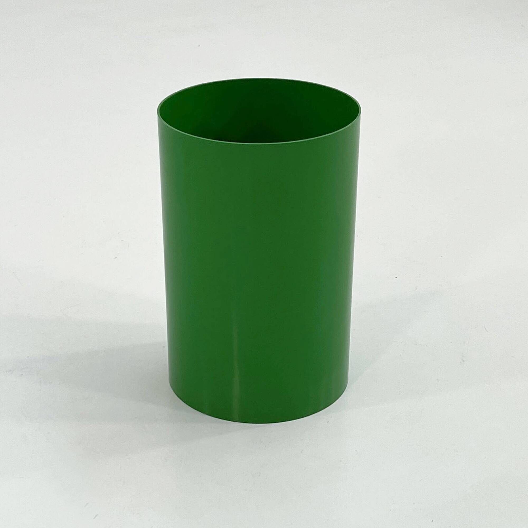 Green Basket or Umbrella Stand by Gino Colombini for Kartell, 1970