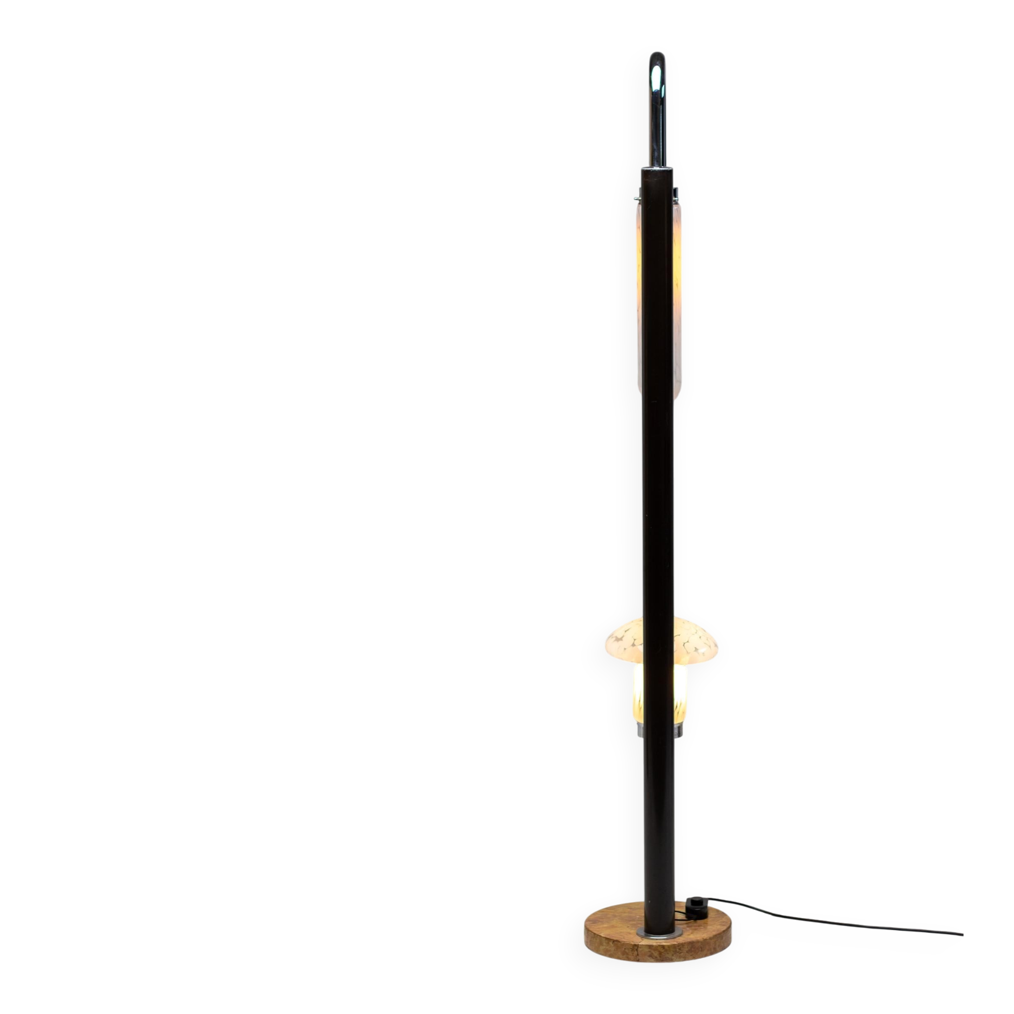 Modern Murano glass floor lamp from the mid-20th century by Carlo Nason for Mazzega.