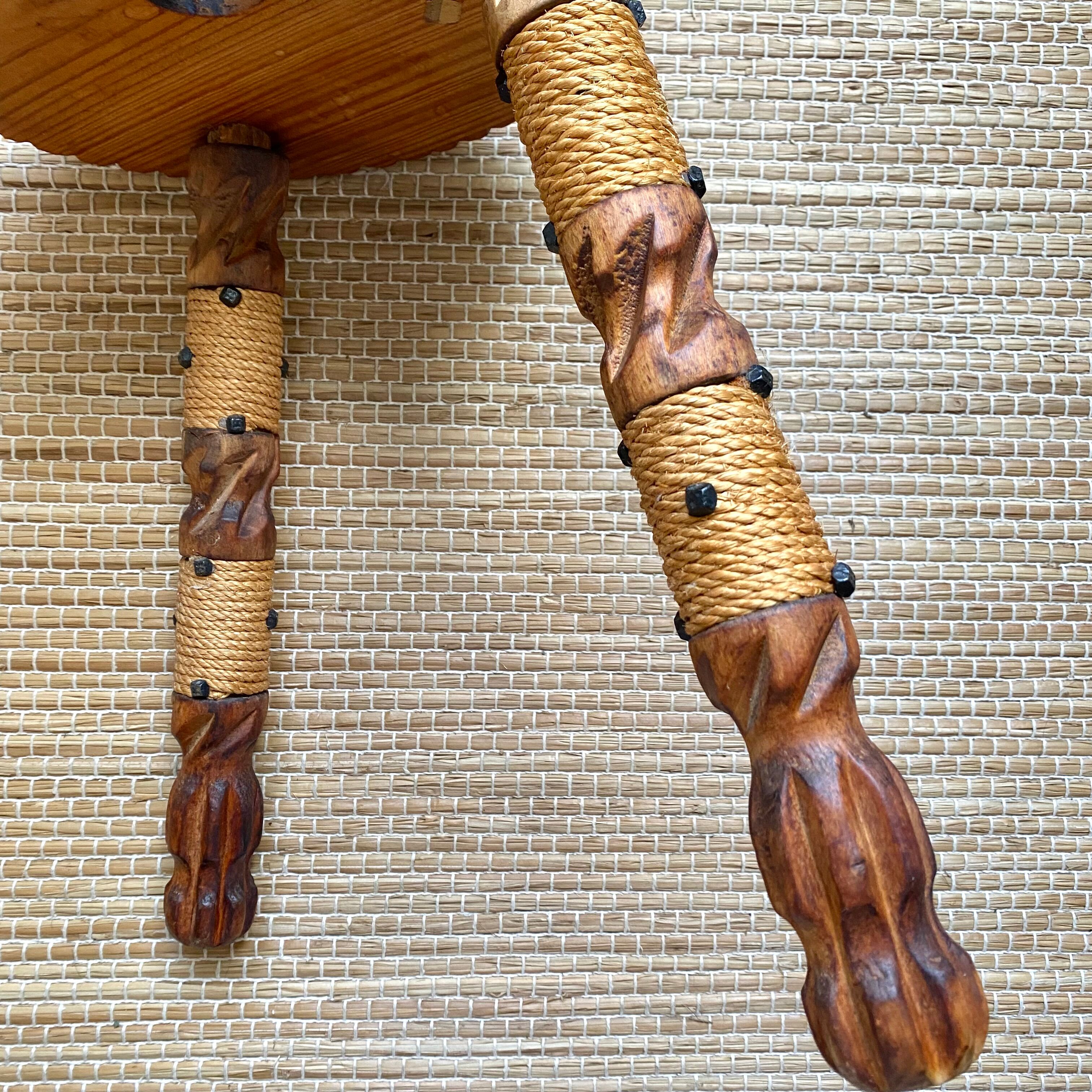 Vintage tripod stool